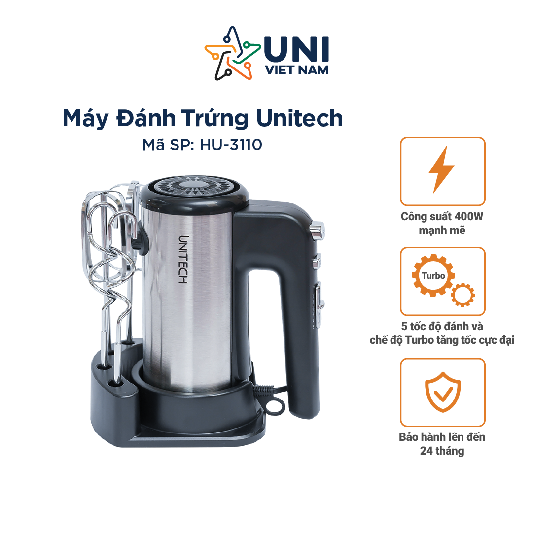 Máy đánh trứng unitech hu-3110