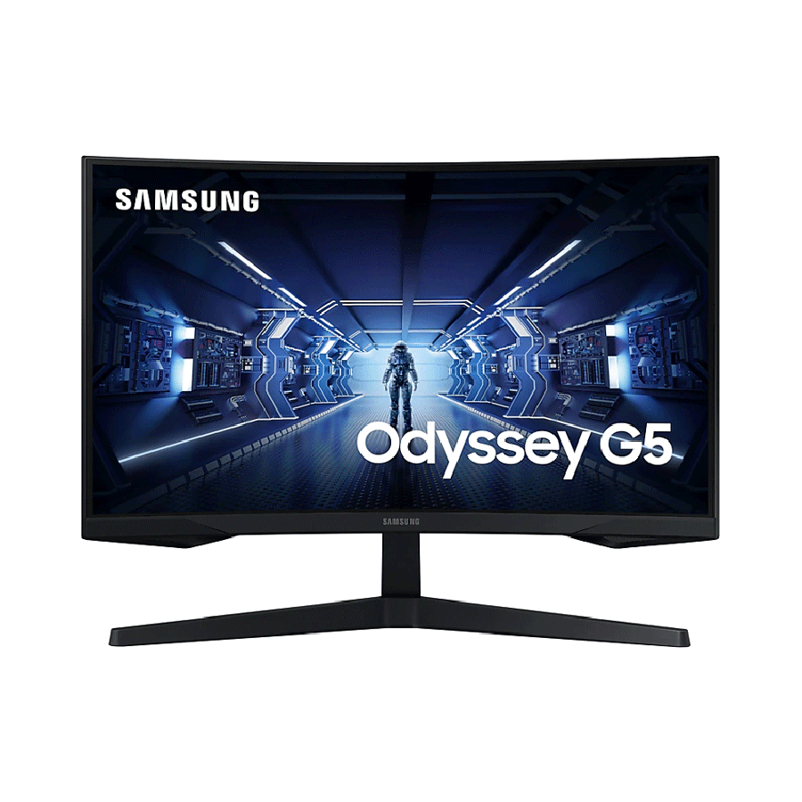 [Trả góp 0%]Màn hình máy tính cong Samsung Odyssey G5 32 inch LC32G55TQWEXXV