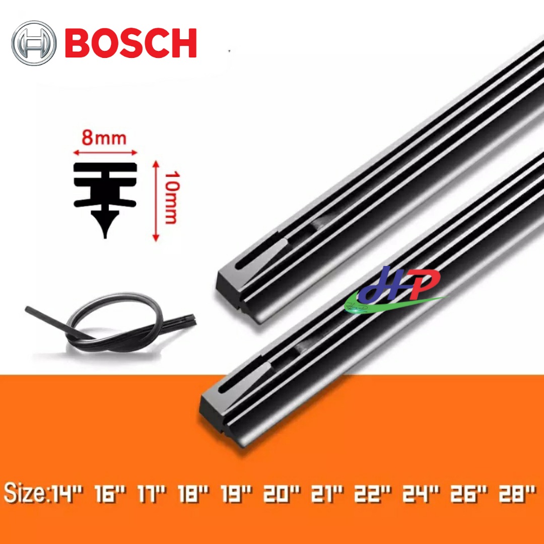 Lưỡi Gạt Mưa Kính Ô tô dài 70x0,8cm dùng cho các loại thanh gạt có xương( Bộ 2 lưỡi)