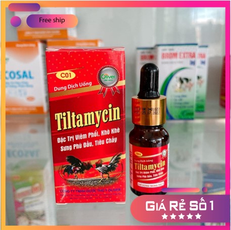 Tiltamycin lọ 10ml khò khè, sưng phù đầu, tiêu chảy