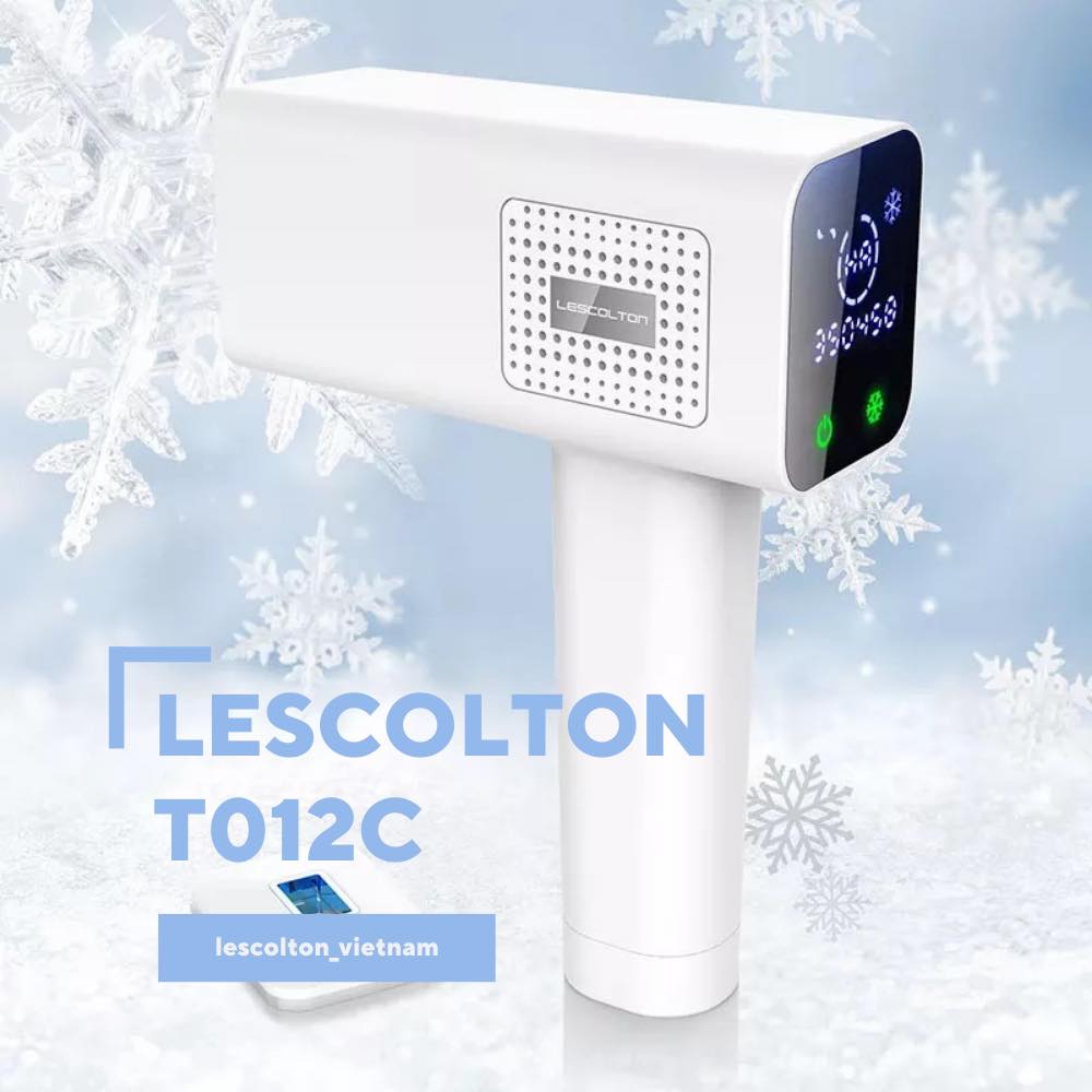 Máy triệt lông vĩnh viễn 2 đầu xung triệt lạnh -5 độ Lescolton T012C