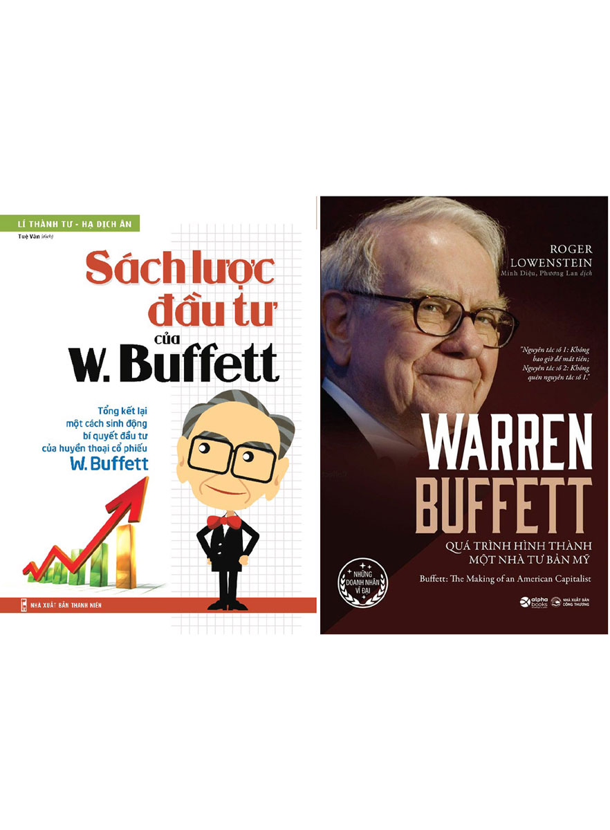 Sách - Combo Sách Lược Đầu Tư Của W. Buffett + Warren Buffett