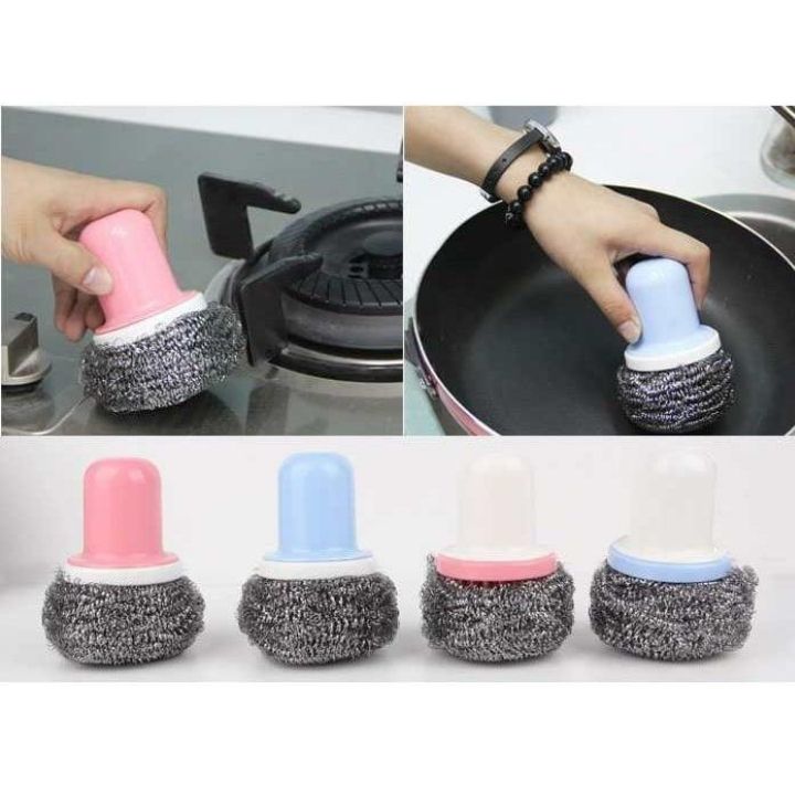 Dụng Cụ Cọ Xoong Nồi Vệ Sinh Nhà Bếp Có Tay Cầm Tiện Dụng Vệ Sinh Nhà Bếp Có Tay Cầm Tiện Dụng