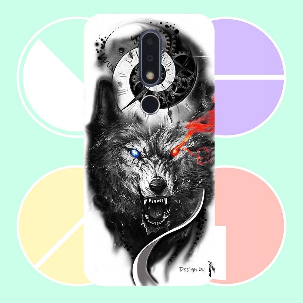 Ốp điện thoại Nokia 6.1 Plus - Đôi mắt sói MS DMSD001