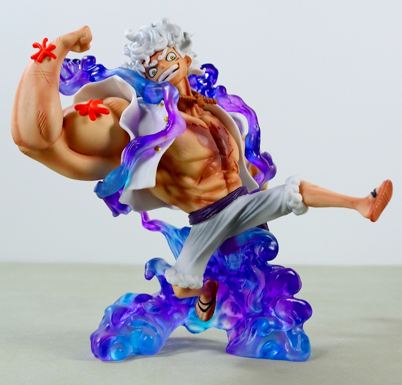 Mô hình luffy gear 5 thần mặt trời nika 19cm - one piece l049