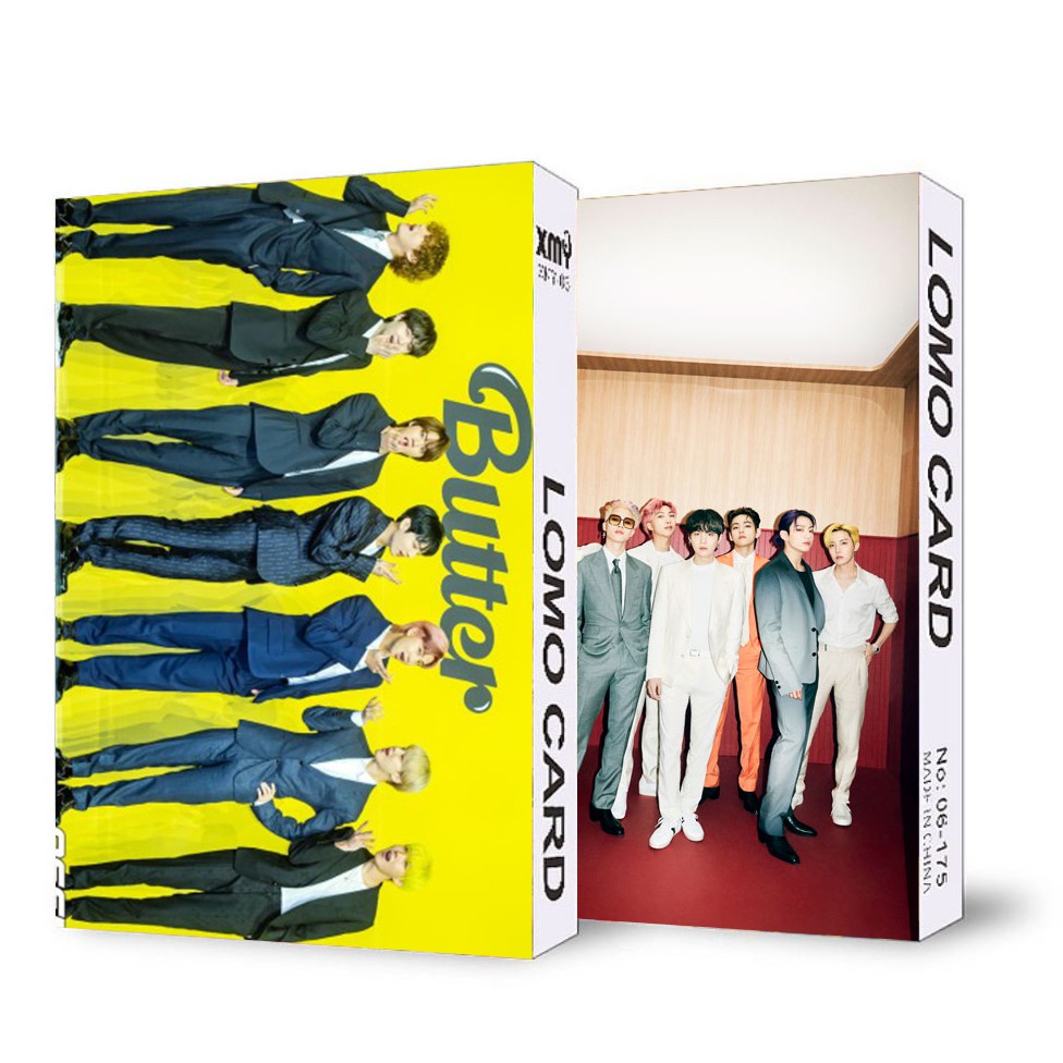 ( không kèm hộp ) Hộp ảnh lomo IN HÌNH Butter Bangtan Boys RM V Jungkook Suga Jin Jimin J-hope 30 tấm idol kpop