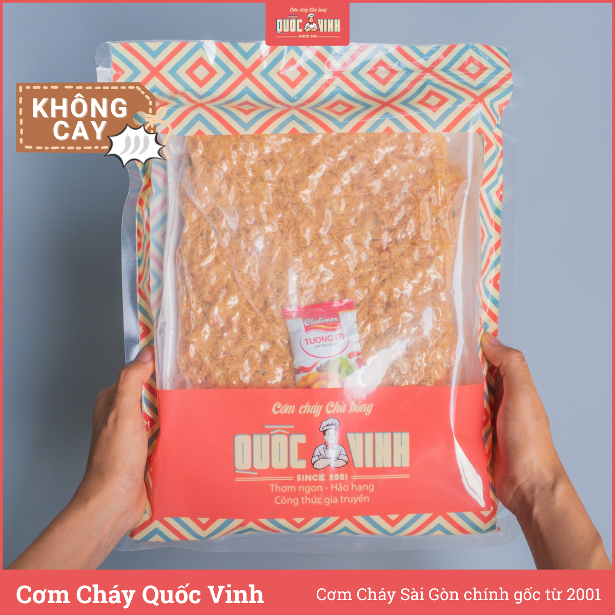 Cơm cháy chà bông không cay loại 500g/gói