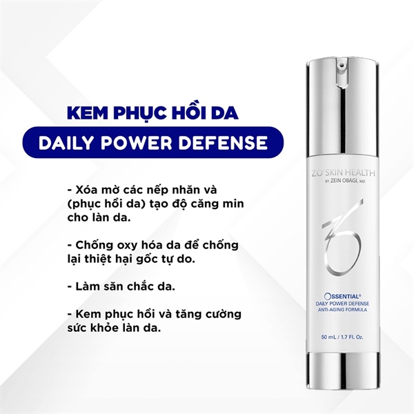 Kem phục hồi da daily power defense