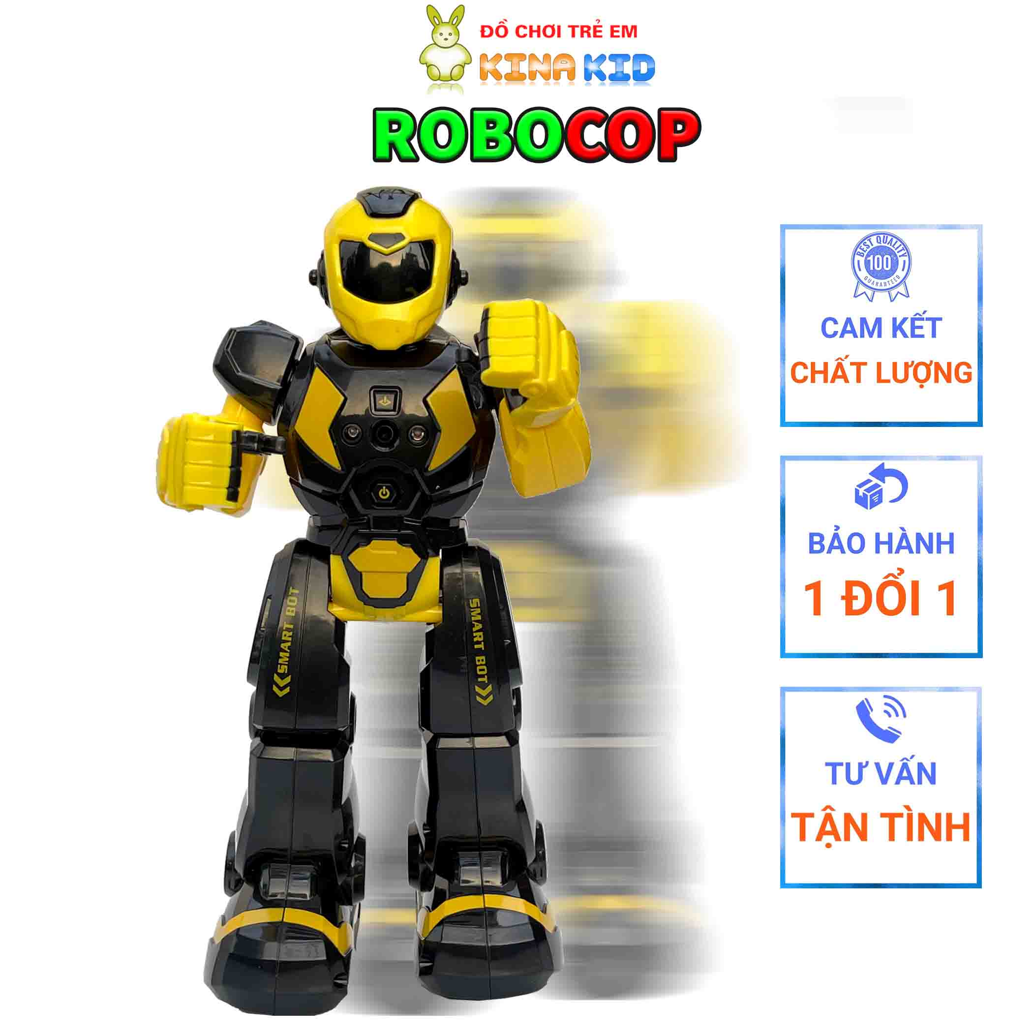 Robot Thông Minh Điều Khiển Từ Xa Bằng Cử Chỉ Tay Và Remote SMART ROBOT NO822