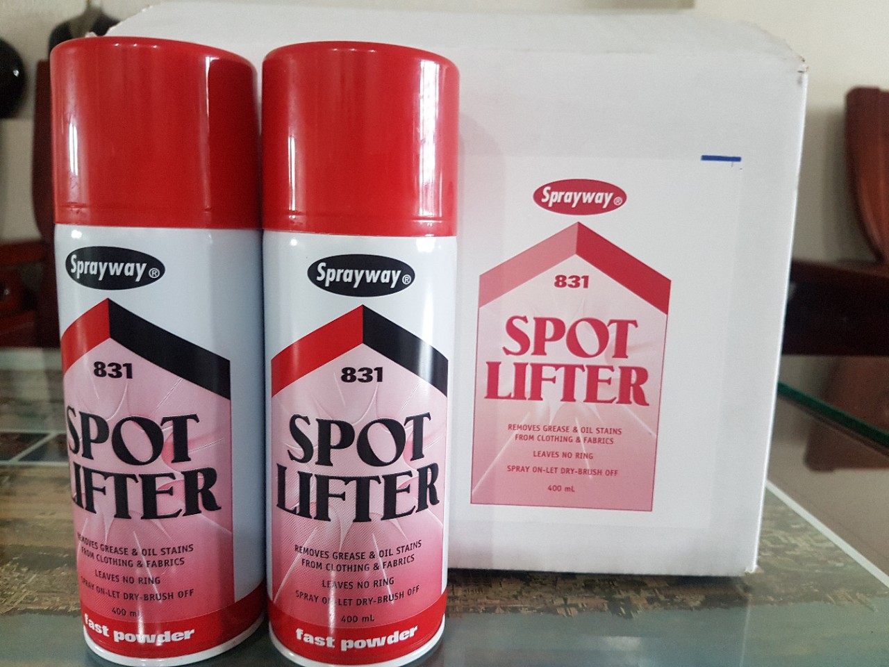 Chai xịt tẩy dầu sprayway 831 nhanh khô
