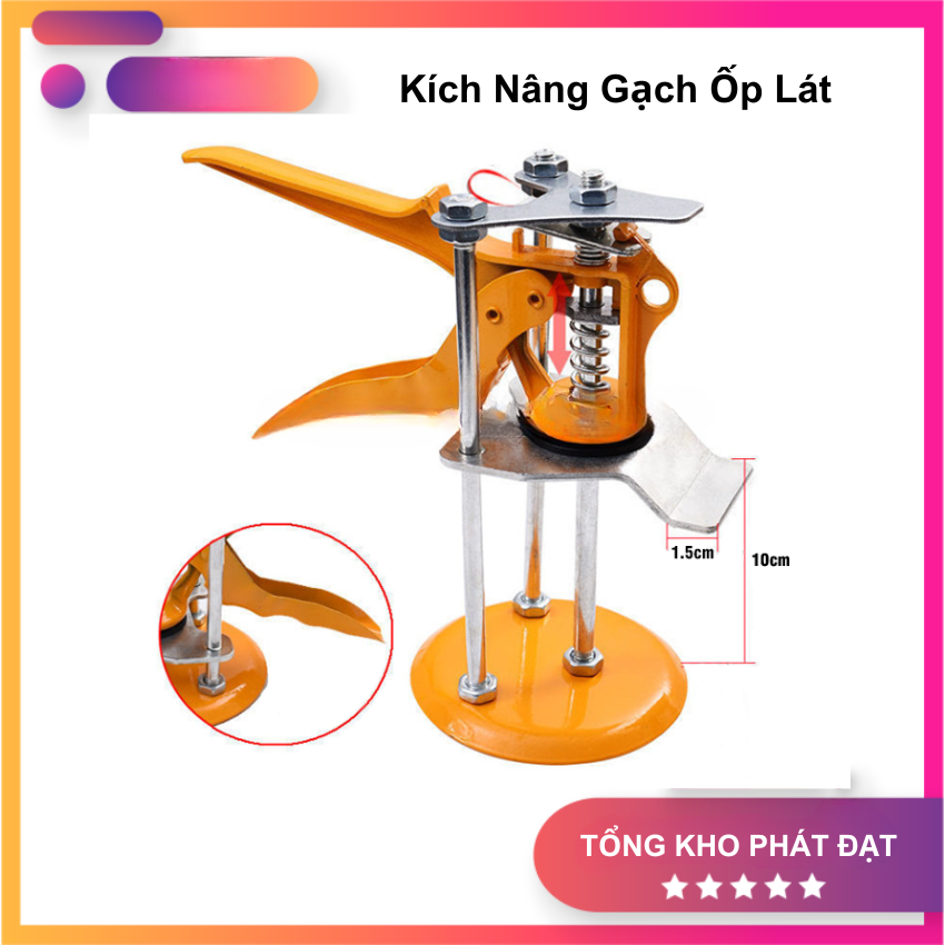 Kích nâng gạch ốp lát tường - con đội kê gạch men ốp tường loại 3 trụ hàng loại 1