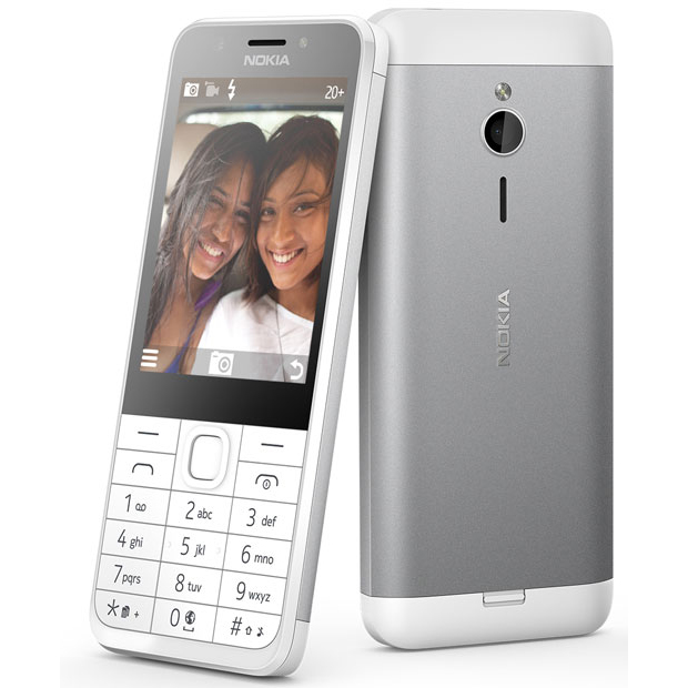 HÀNG CHÍNH HÃNG - BẢO HÀNH 1 NĂM - Điện thoại Nokia 230 2 sim nghe gọi to rõ vỏ nhôm sang, nhẹ - KÈM PIN SẠC