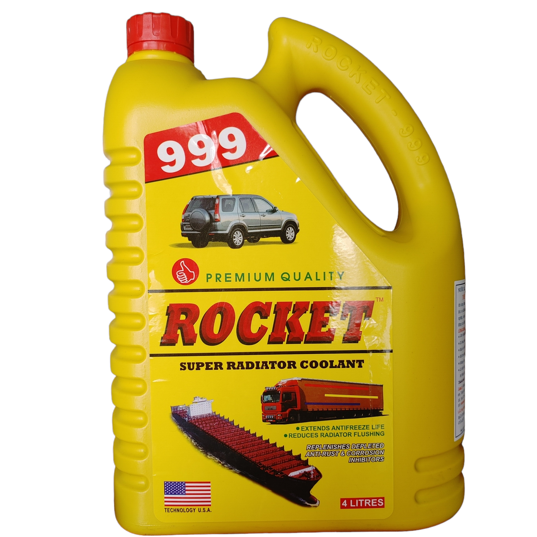 Nước làm mát màu xanh roket 999 4l