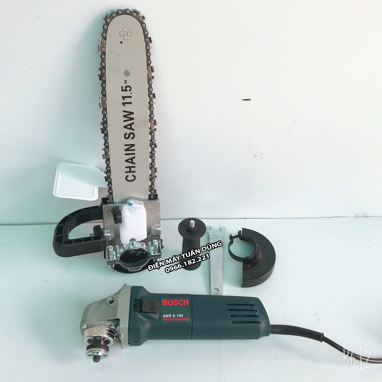 Máy cắt cầm tay Bos.ch 6-100 TẶNG 01 bộ lưỡi cưa xích cắt gỗ