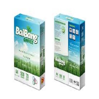 Giấy in A4 Bãi Bằng tem xanh ĐL 70 gsm (500 tờ/ram) chất liệu tốt, giá rẻ
