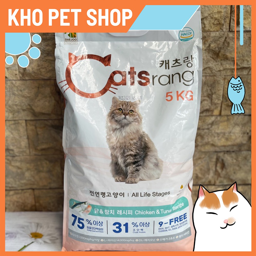 Thức ăn cho mèo Catsrang bao 5kg