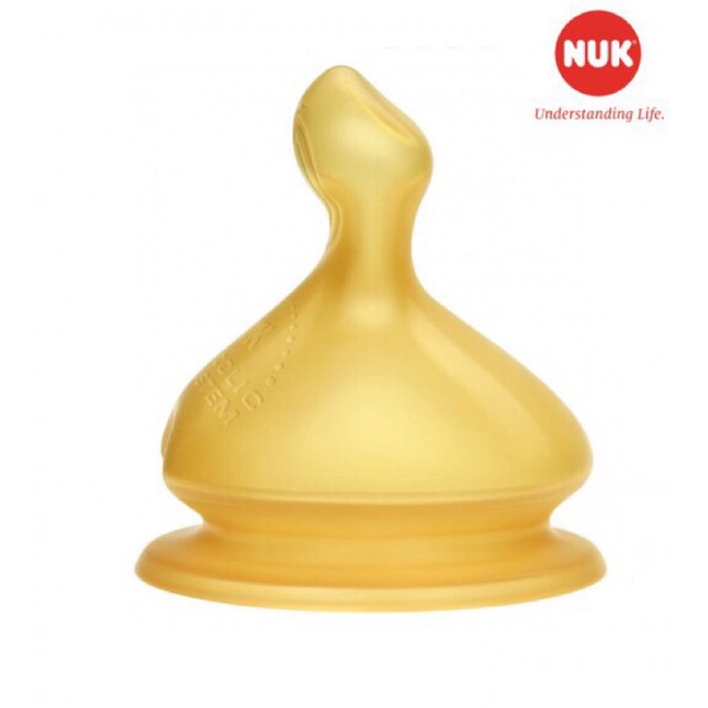 Núm ti NUK cao su cho bình dòng Premium Choice hàng chính hãng