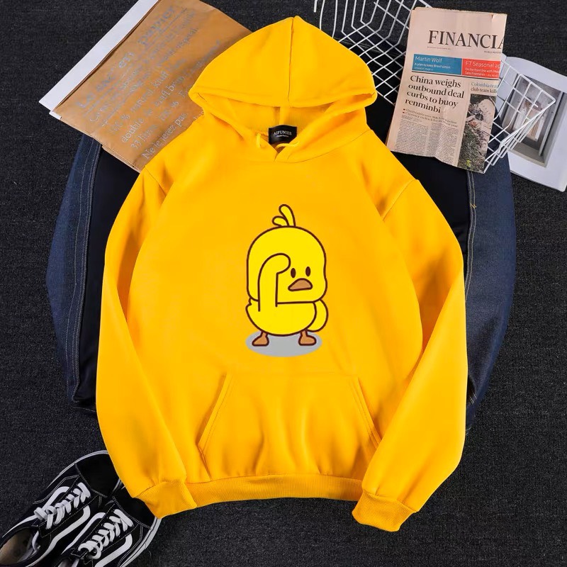 Áo vịt vàng, hoodie đôi chú vịt vàng, áo đôi nam nữ