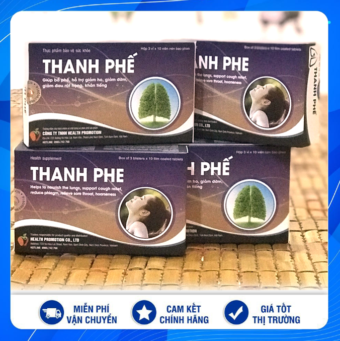 Thanh phế giúp bổ phế, hỗ trợ giảm ho, giảm đờm, giảm đau rát họng, khản tiếng
