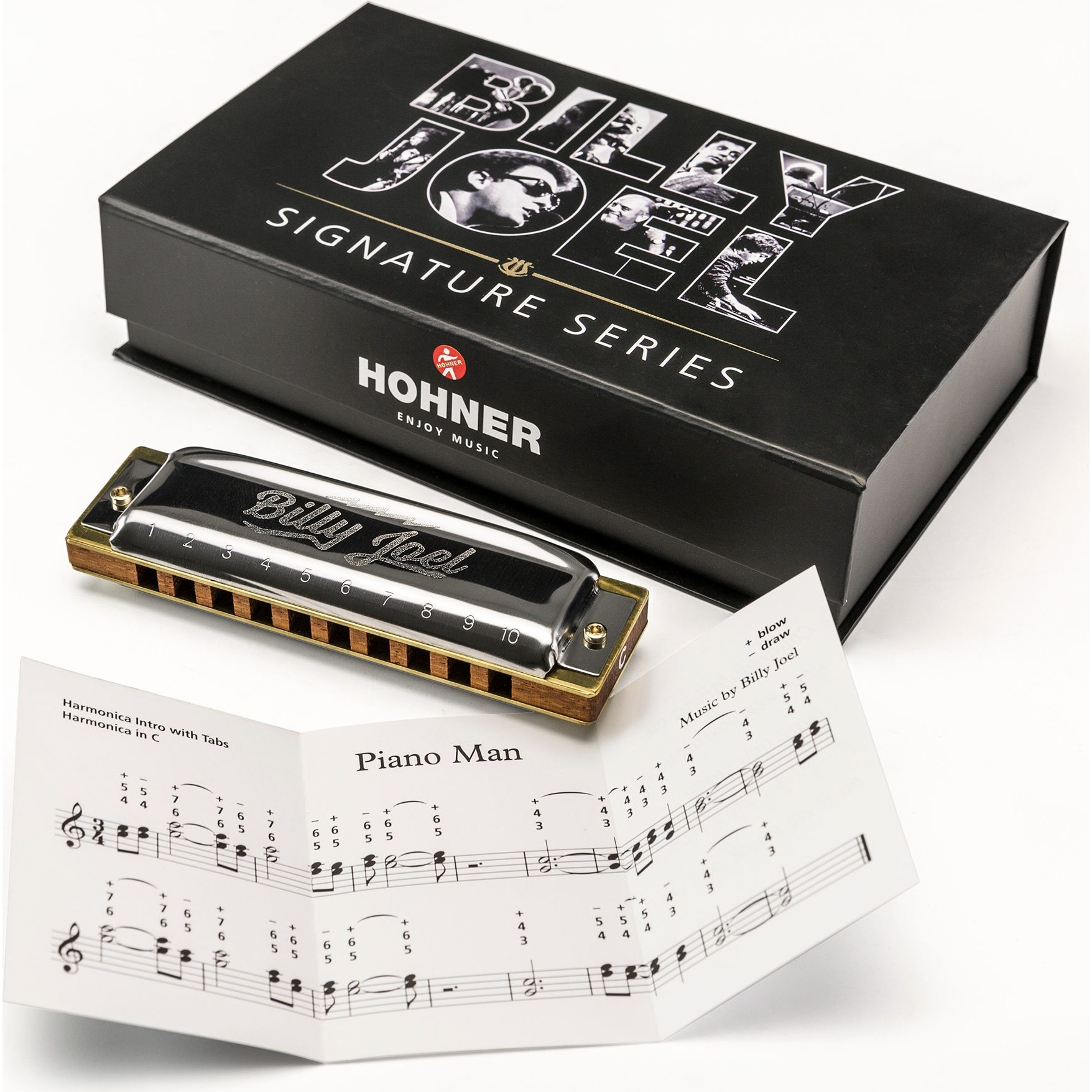 Kèn harmonica billy joel signature harp m535016 hohner - nhập khẩu đức - phân phối essoil việt nam