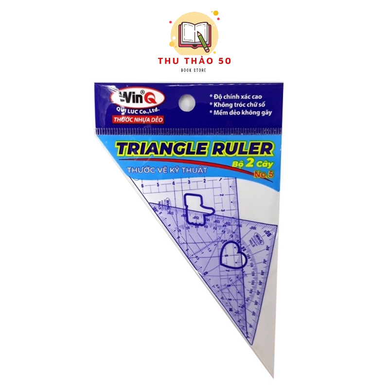 Bộ thước Êke Eke nhỏ No.5 winq