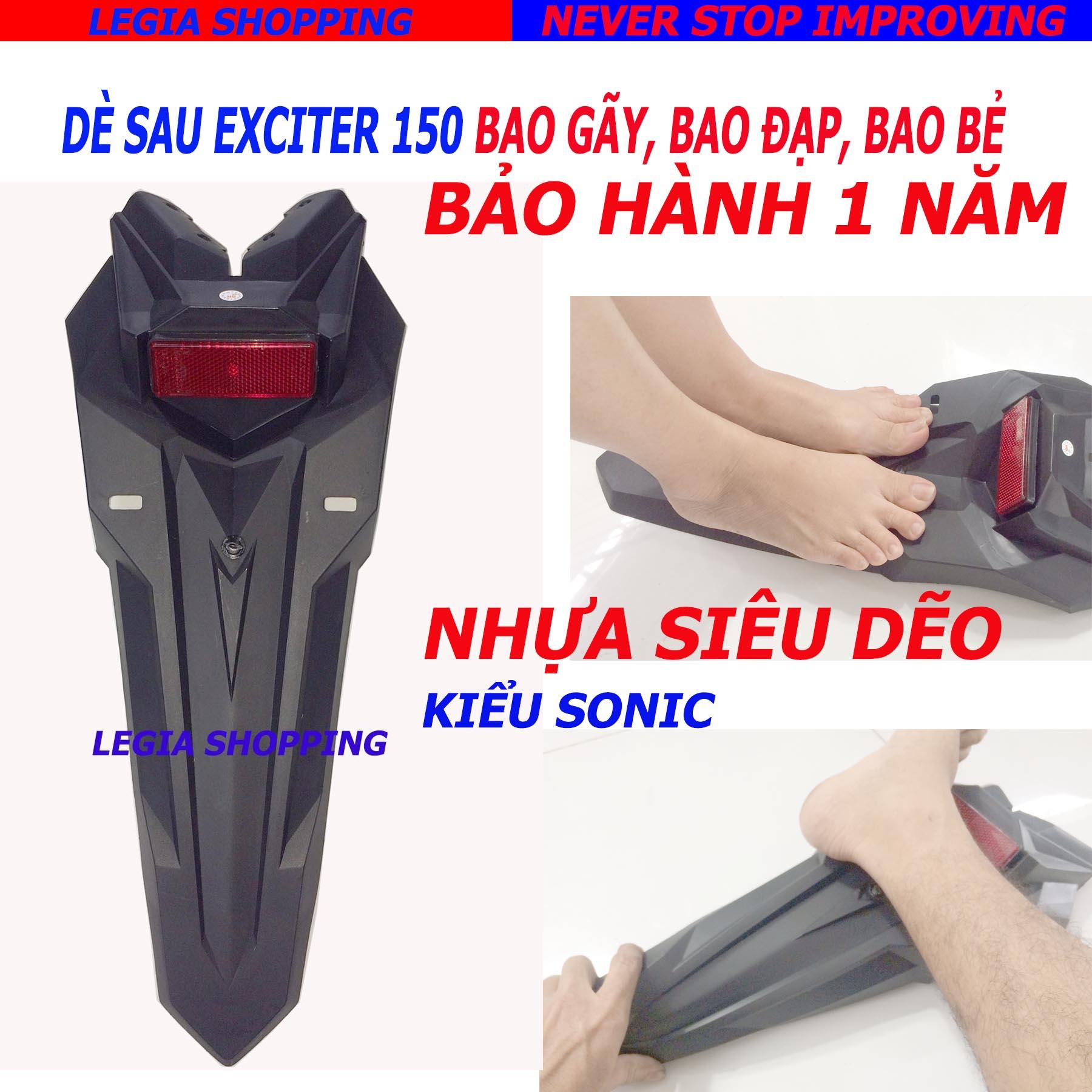 1 DÈ CHẮN BÙN ĐỘ YAMAHA EXCITER 150 KIỂU SONIC SIÊU DẼO SIÊU BỀN BẢO HÀNH 1 NĂM