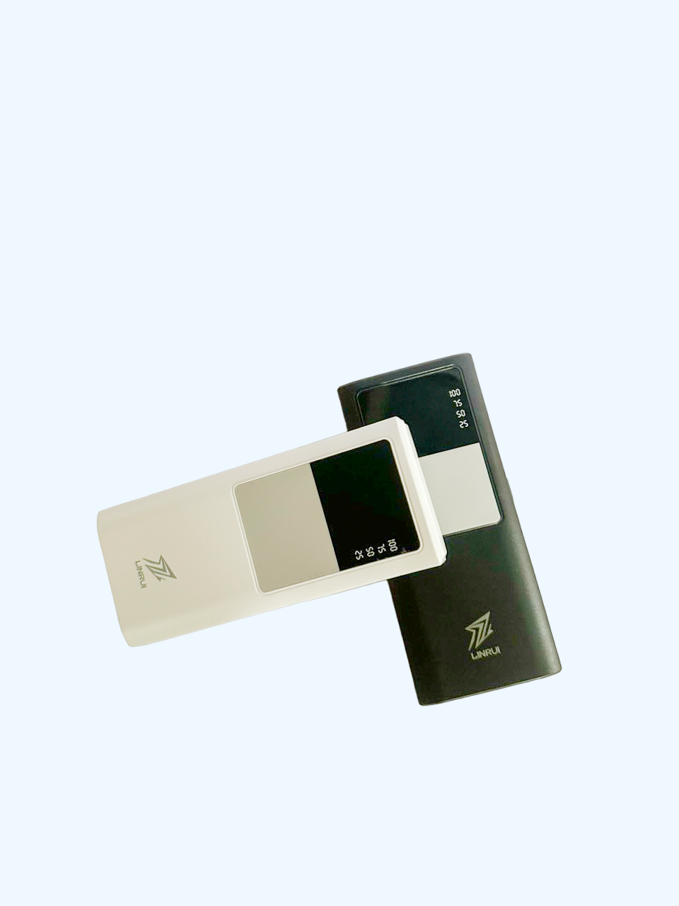 Pin sạc dự phòng linrui lr004 dung lượng 10000mah có đèn led, 2 cổng usb - hàng chính hãng
