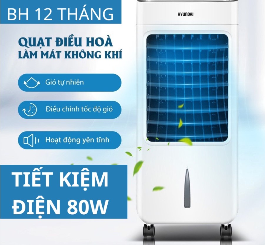 Quạt điều hòa - máy làm mát không khí,Quạt làm mát hơi nước điều hòa quạt hơi nước PENHOSE BL-128DR - công suất 80W hoạt động êm ái làm mát không gian 15-30m độ ổn cực nhỏ
