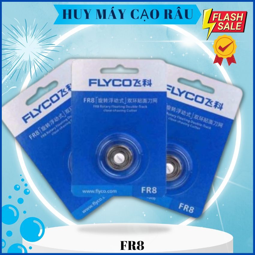 Combo 3 lưỡi máy cạo râu thông minh R8, lưỡi sơ cua flyco, poree, sk1588...lắp vừa đa số các dòng máy hiện tại