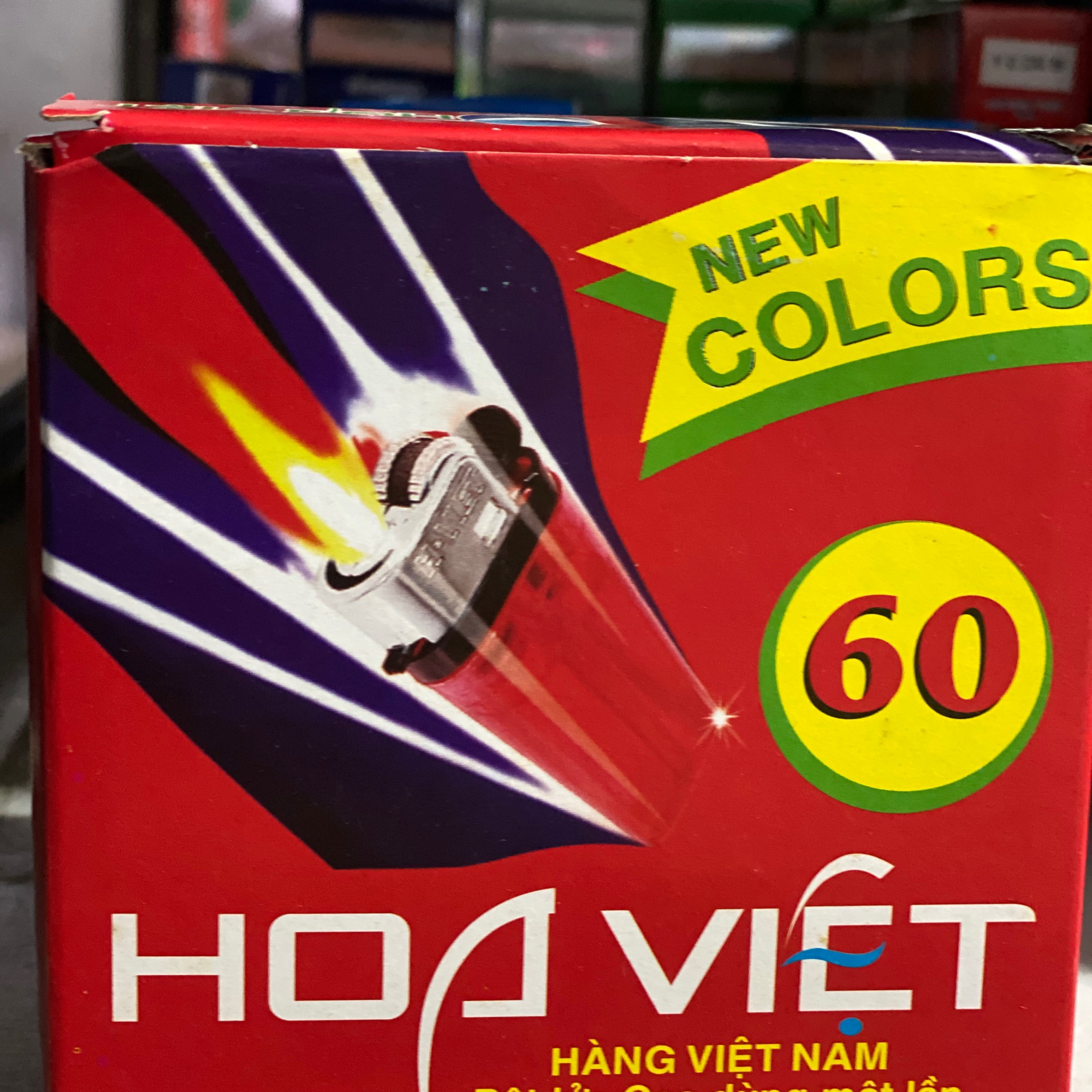 Bật lửa hoa việt hộp 50 cái