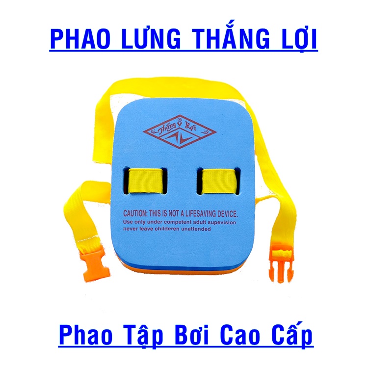 Phao lưng tập bơi trẻ em có quai đeo dùng cho bé từ 1-8 tuổi tập bơi. Phao đeo lưng bằng xốp cao cấp có nhiều màu sắc đẹp mắt- Phao đeo lưng tập bơi Thắng Lợi - LIclac Shop