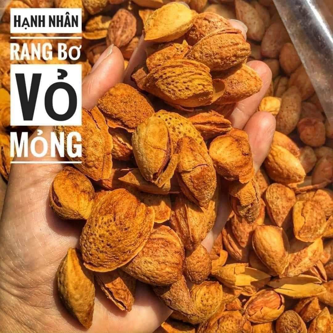 Hạnh nhân rang bơ vỏ mỏng, thơm ngon chất lượng, Hạnh nhân rang bơ thơm giòn, hạnh nhân mật ong, hạt hạnh nhân Mỹ vỏ mỏng khothoaison