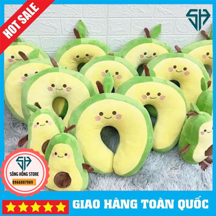 Gối Chữ U Hình Quả Bơ