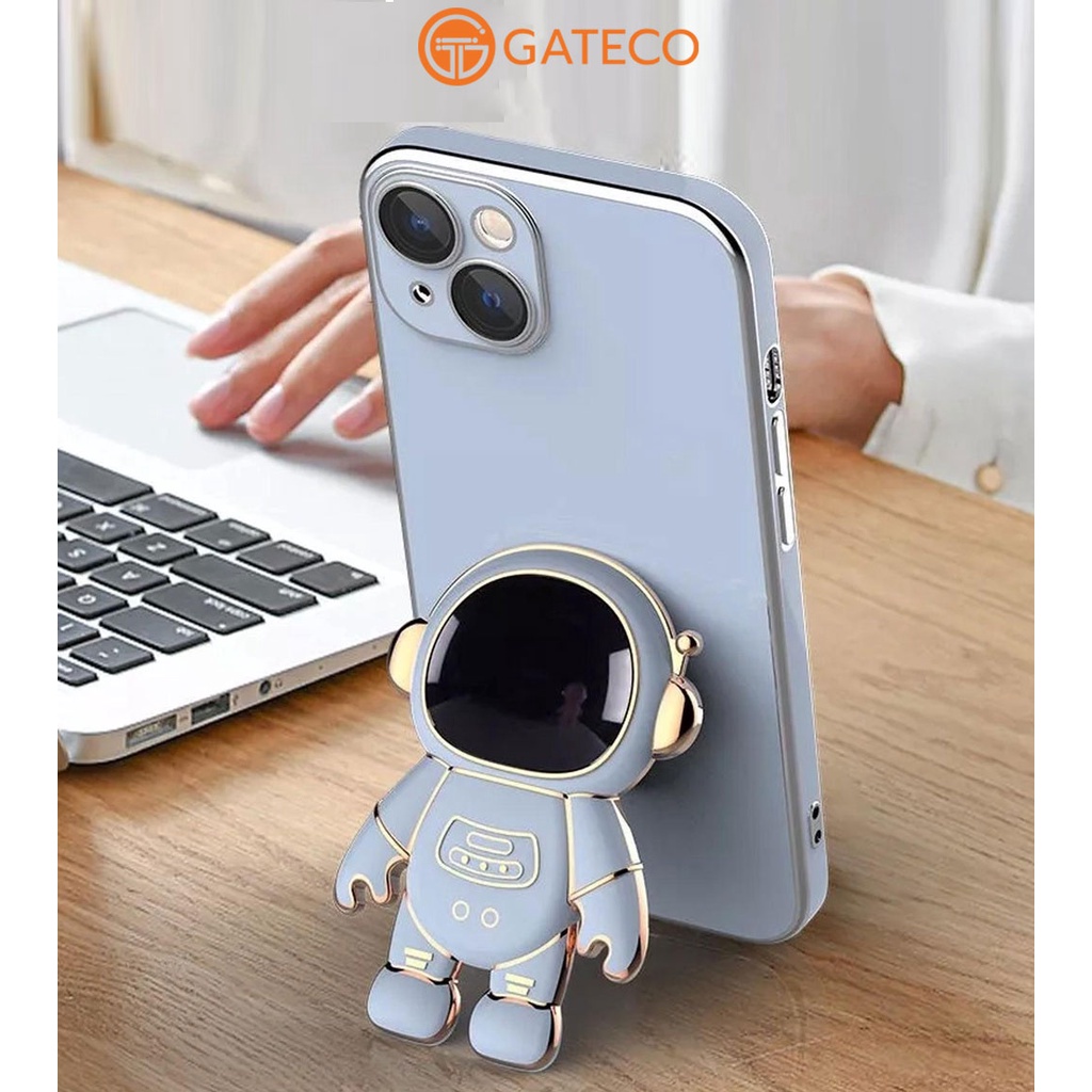 Phone holder astronaut cute multicolour manipulation is more style iRing ốp back ring-accessories ATI