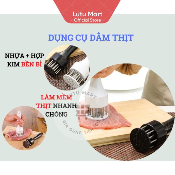 Dụng cụ châm thịt, châm bì làm mềm thịt - cây châm bì, châm thịt, xâm thịt, xăm bì tiện dụng – lutu mart