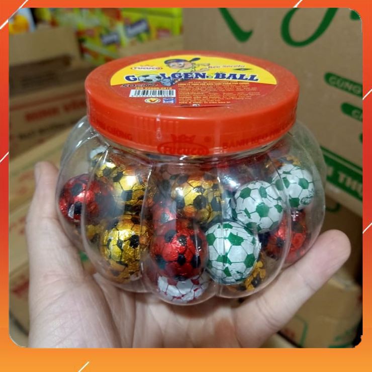 [HÀNG MỚI VỀ] Socola Bóng Đá ⚽ thơm ngon, bổ dưỡng - Đồ ăn vặt Siêu ngon Siêu rẻ - Socola hũ - Socola viên - Chocolate