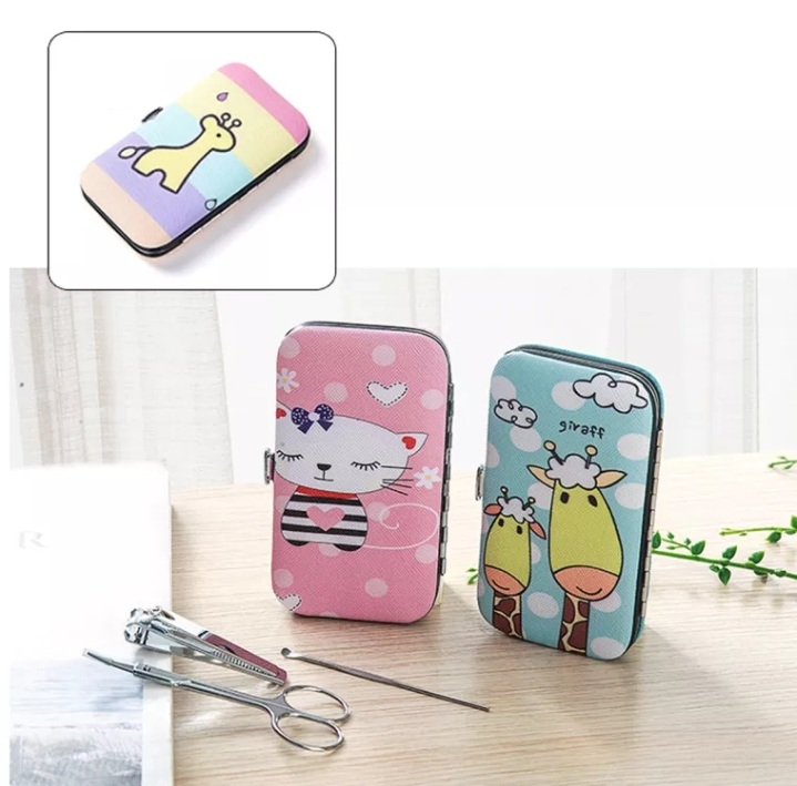 Hộp dụng cụ 7 món bỏ túi chăm sóc vệ sinh cá nhân móng, lỗ tai và chân mày, hộp dụng cụ chăm sóc cá nhân 7 món, bộ dụng cụ chăm sóc cá nhân, dụng cụ vệ sinh cá nhân 7 món đô 97 n113