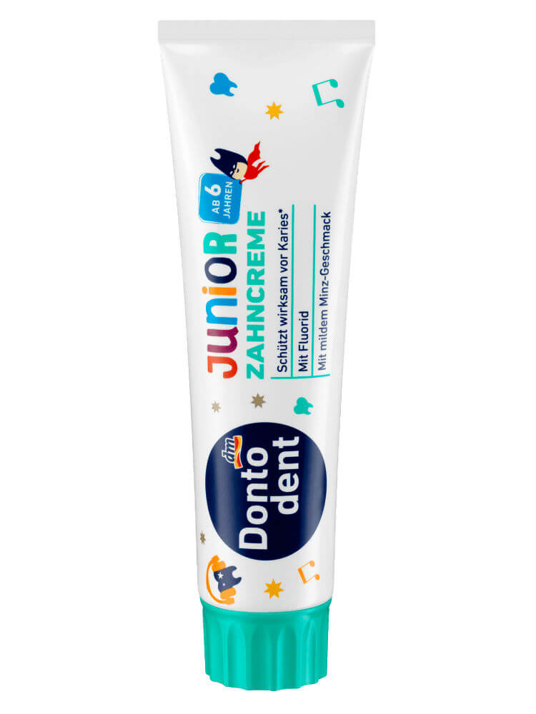 Kem đánh răng trẻ em 6+ Dontodent Junuor 100ml ĐỨC