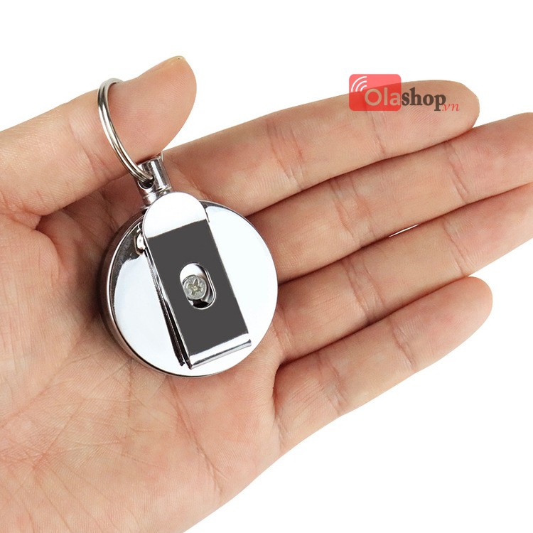 Móc khóa dây rút kim loại