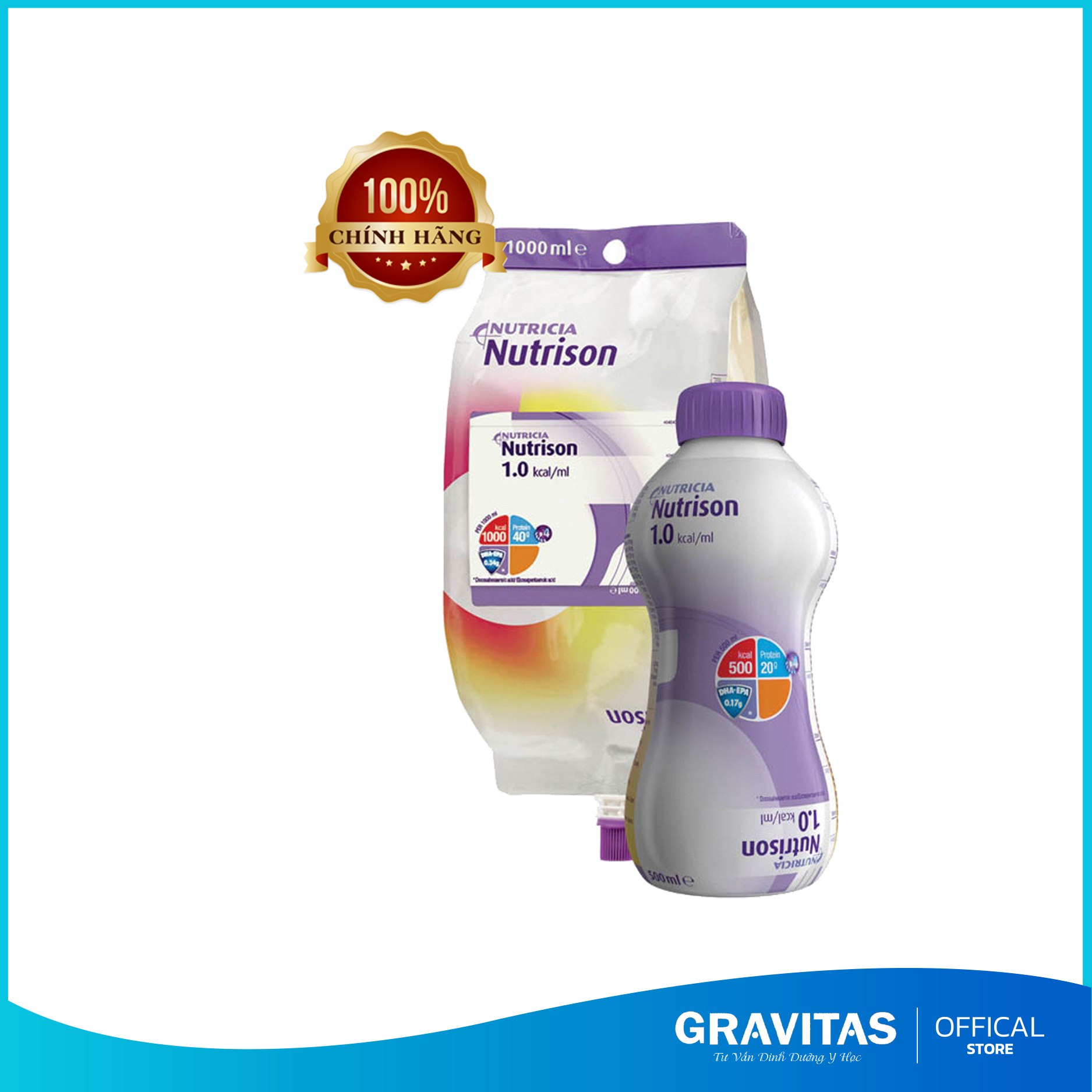 Sữa Nutrison Tiêu Chuẩn - Dinh Dưỡng Cho Người Ăn Xông