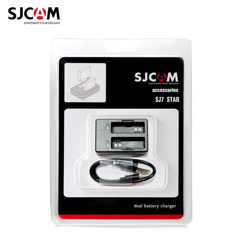 Dock sạc pin đôi dành cho camera hành trình SJCAM SJ7 - Hãng phân phối chính thức