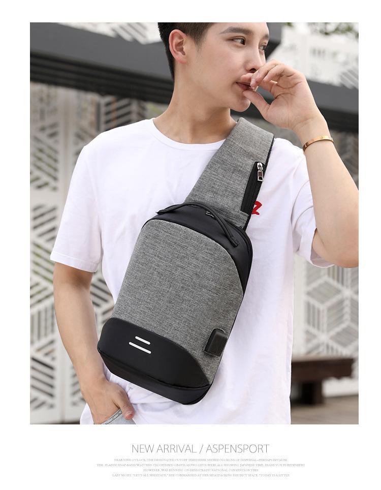 Balo đeo chéo 1 quai hàn quốc yushi