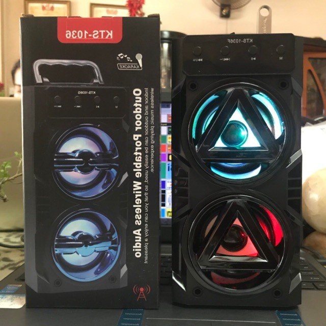 Loa Kẹo Kéo Karaoke Bluetooth Mini KTS1036 - Tiện lợi - Âm to - Cực đã - Tặng 1