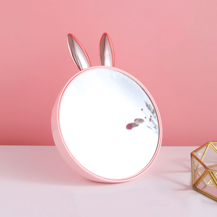 Gương Trang điểm để Bàn hình Tai Thỏ Đa năng - Gấu Trúc Phụ kiện