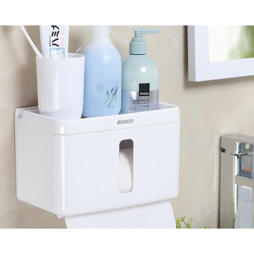 Kệ treo giấy vệ sinh đa năng Ecoco với thiết kế giá để đồ tiện dụng