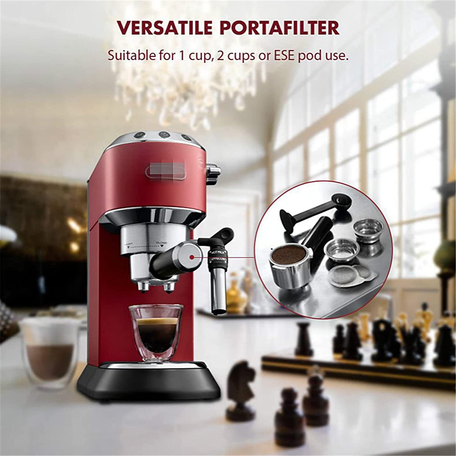 Máy pha cà phê văn phòng và hộ gia đình delonghi ec685, hàng chính hãng - thương hiệu italia