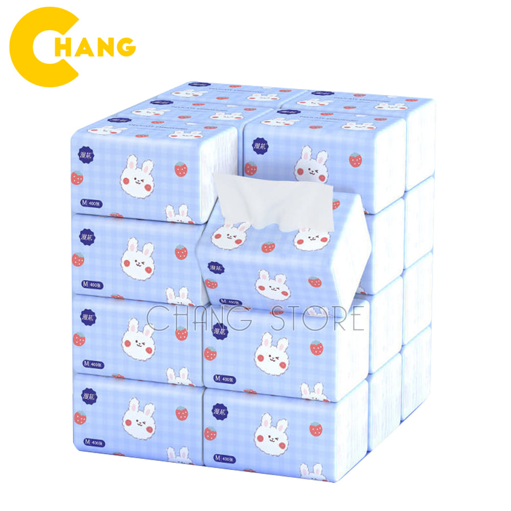 Thùng 40 gói giấy ăn rút hình thỏ siêu dai siêu hot hit