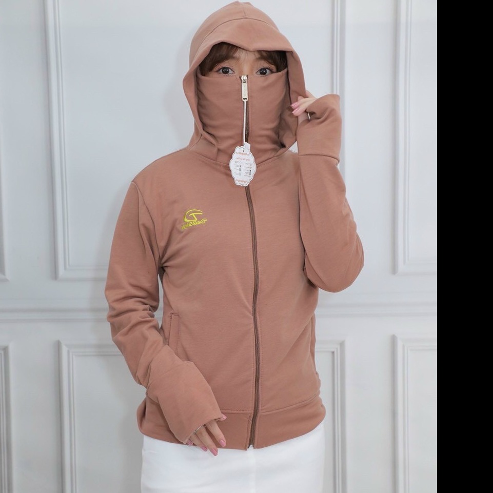 Áo Chống Nắng Toàn Thân Vải Thun Lạnh Mềm Mịn Thoáng Mát Chống Nắng Chống Tia UV Có Mũ Rộng Trùm Kín Người Dáng Dài Chuẩn Bóp Eo Trùm Tay Có Túi Đựng JEAN2000store m9