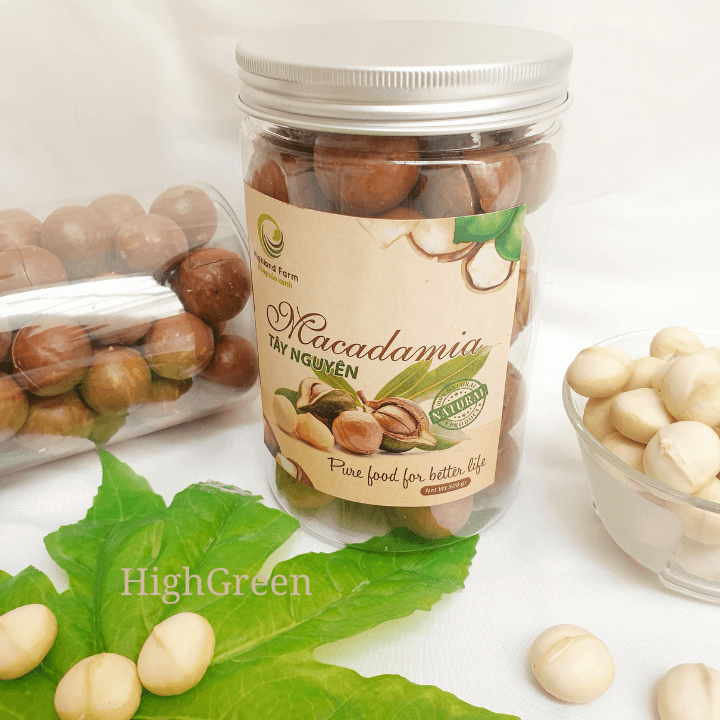 Hạt Macca nứt vỏ tự nhiên loại A - 450gr, Mắc ca Việt Nam thượng hạng Hoàn toàn tự nhiên, Cam kết về chất lượng