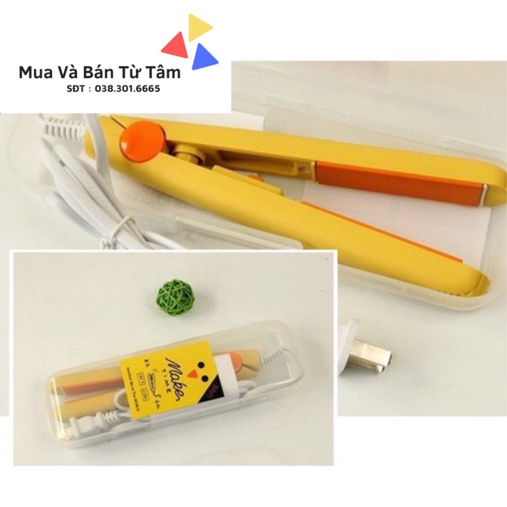 Máy là, uốn, duỗi tóc mini Make Time xinh xắn. Mua Và Bán Từ Tâm